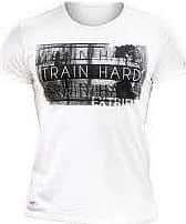 Extrifit pánske tričko Train Hard white XL - biele
