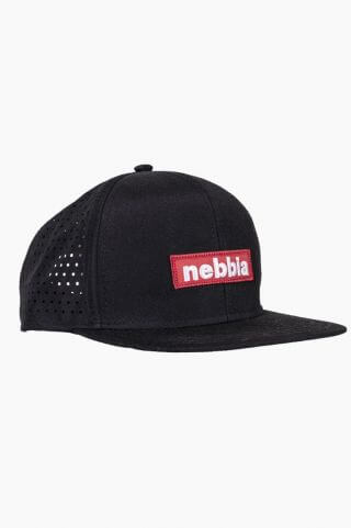 Šiltovka Snap Back Red Label Black Cap - NEBBIA