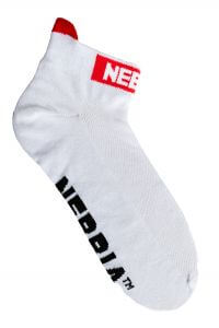 Členkové ponožky NEBBIA Smash It 102 (čierna, biela) Farba: Biela, veľkosť: 35-38