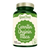 GreenFood Nutrition GreenFood Carnitin Arginin Maca 90 Kapslí