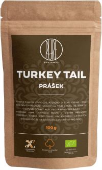 Pure Turkey Tail (Coriolus) prášok, BIO 100g