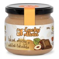 Lucky Alvin Lískové Ořechy + Mléčná Čokoláda 330g