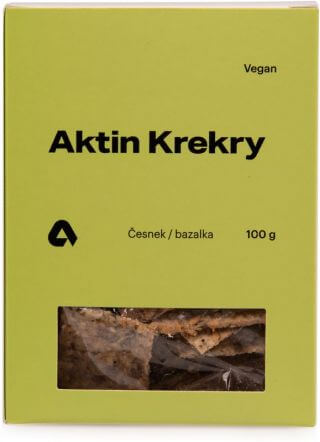 Aktin Krekry BIO česnek/bazalka 100 g