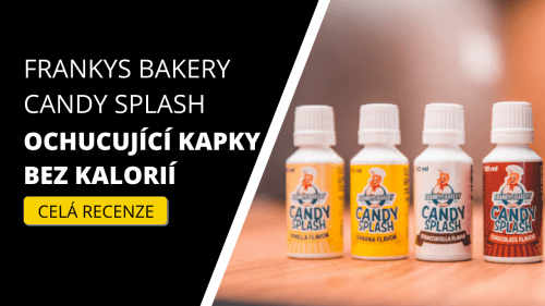 Frankys Bakery Candy Splash [recenzia]: populárne bezkalorické ochucujúce kvapky