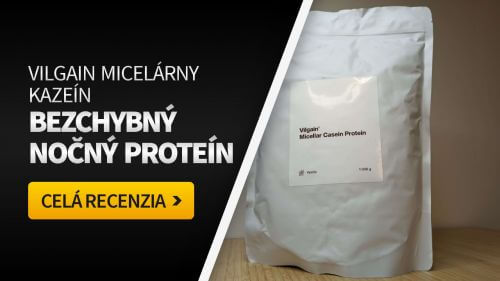 Vilgain Micellar Casein: Vynikajúci zdroj bielkovín na noc